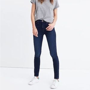 MADEWELL 10” high rise skinny jeans